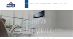 Desktop Screenshot of primearcondicionado.com.br